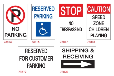 <font color=red>ALUMINUM<BR>TRAFFIC SIGNS</font color>